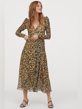 Yellow Printed Dress